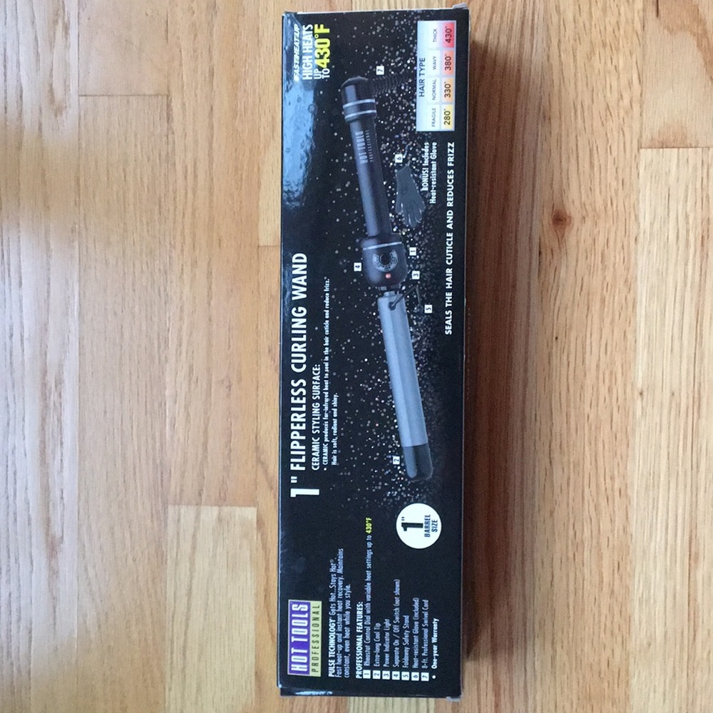 Hot Tools Professional 1” Flipperless Curling Wand